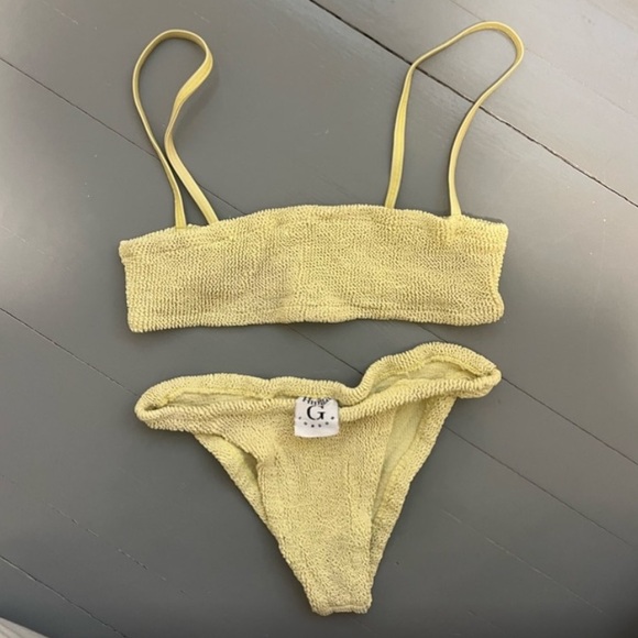 Hunza G Yellow Bikini - Picture 5 of 8